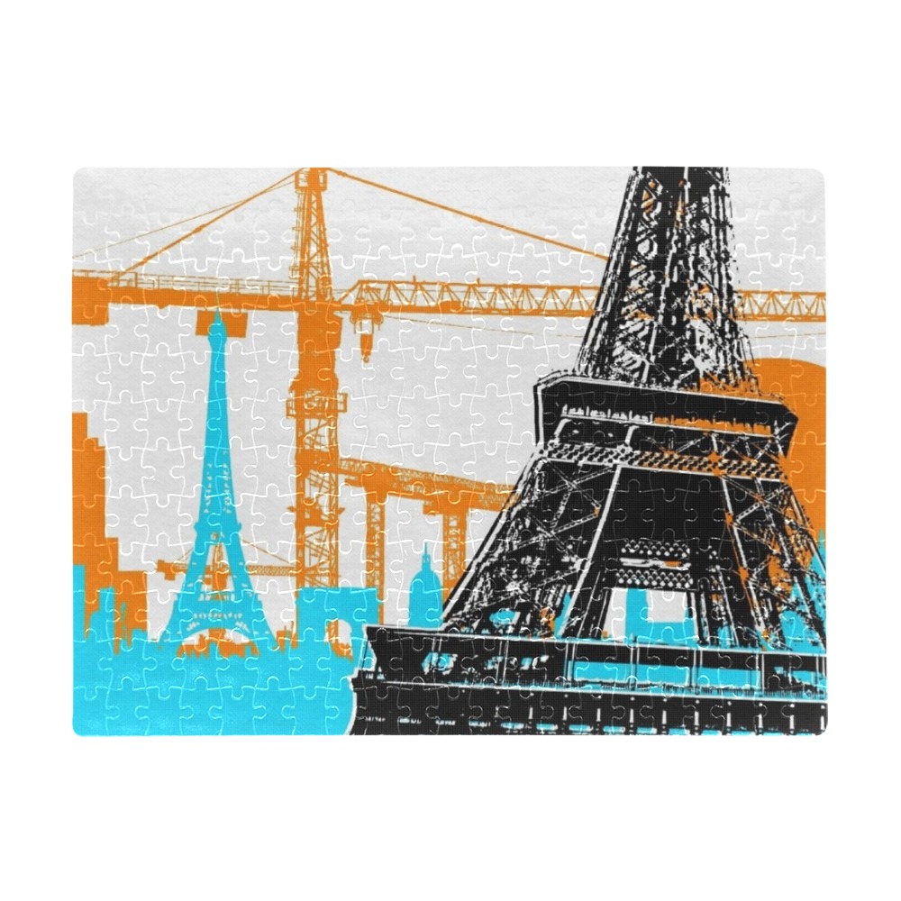 WE BUILT THIS CITY PARIS A3 Size Jigsaw Puzzle (Set of 252 Pieces)