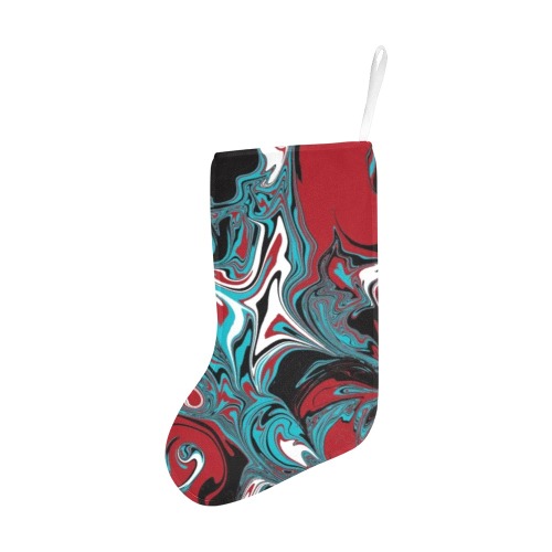 Dark Wave of Colors Christmas Stocking (Without Folded Top)