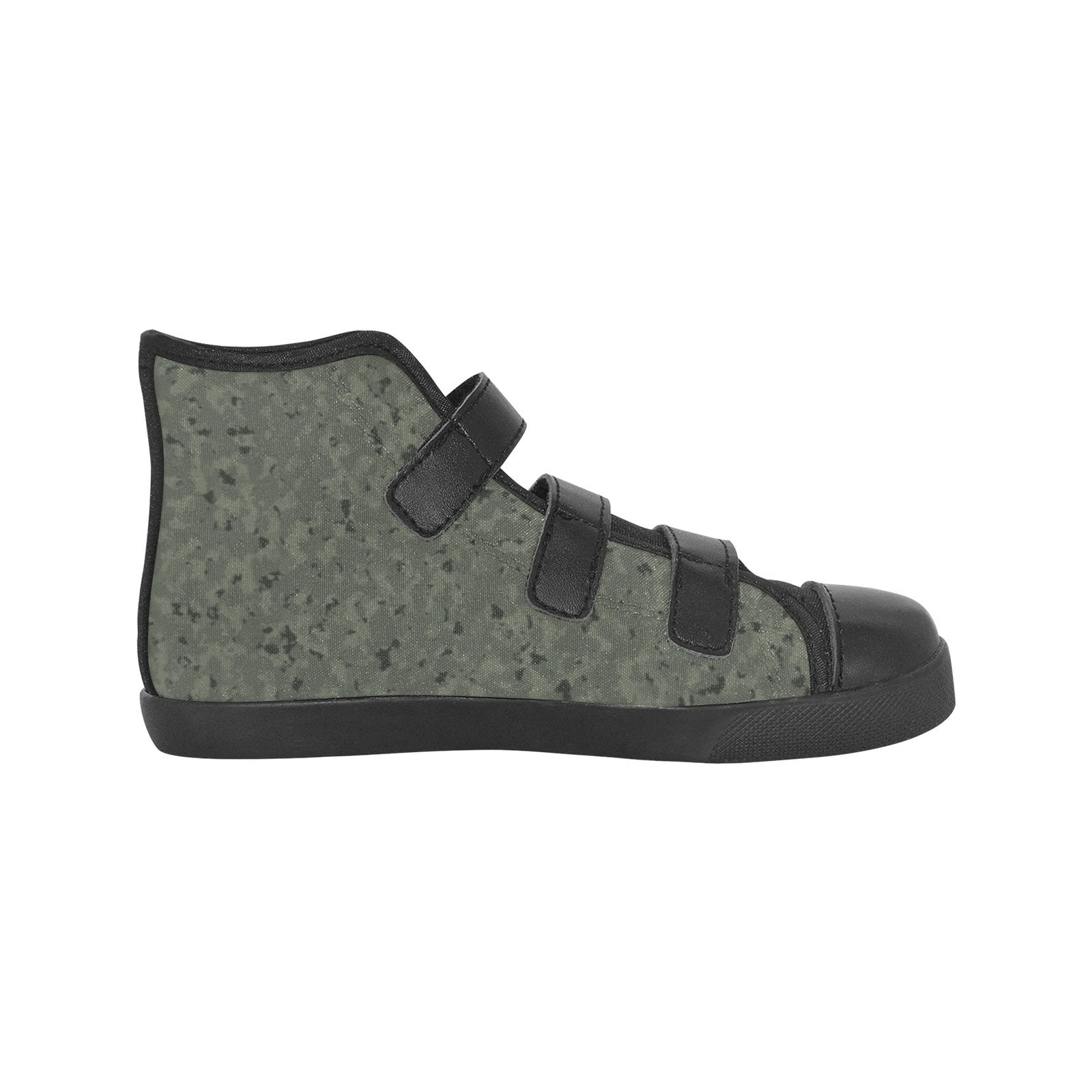Geen 383 Velcro High Top Canvas Kid's Shoes (Model 015)