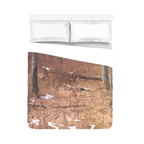 Falling tree in the woods Duvet Cover 86"x70" ( All-over-print)