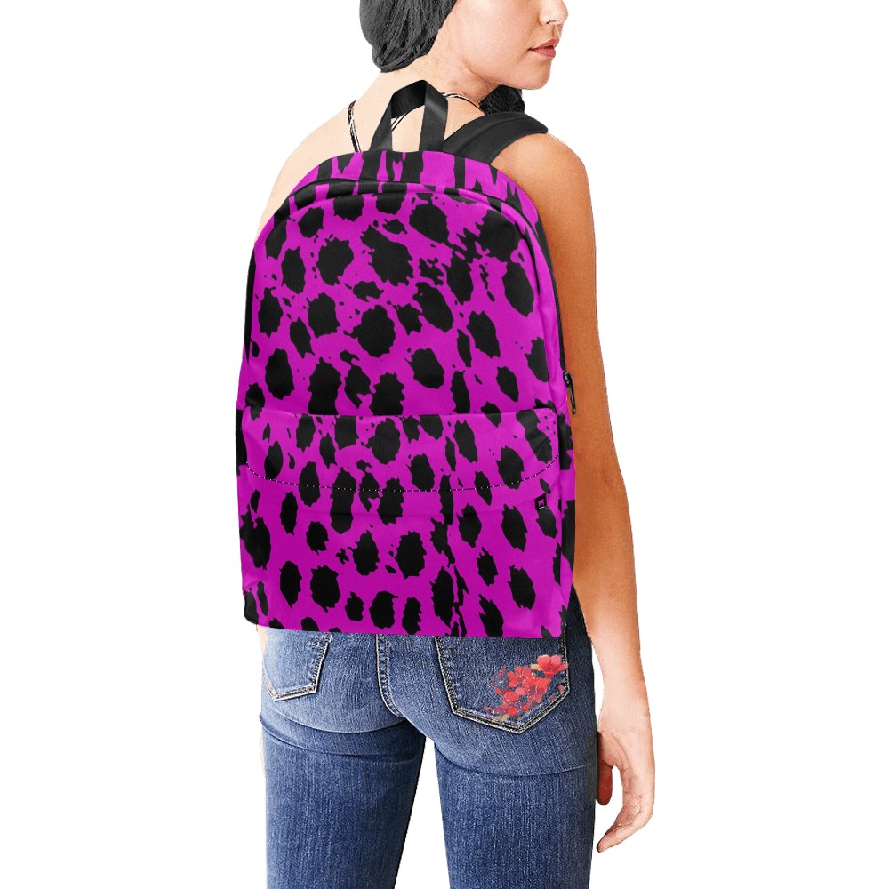 Cheetah Hot Pink Unisex Classic Backpack (Model 1673)