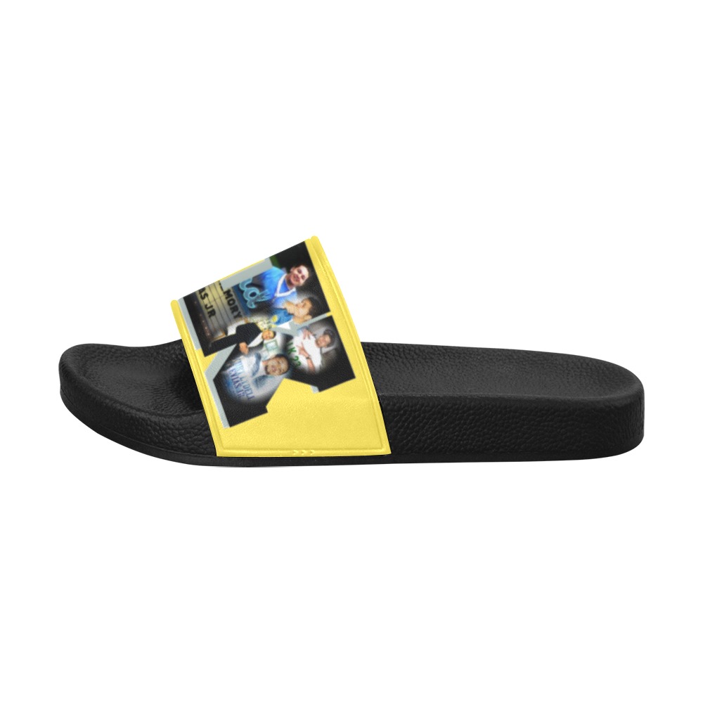 Yellow LK ETP Women's Slide Sandals (Model 057)