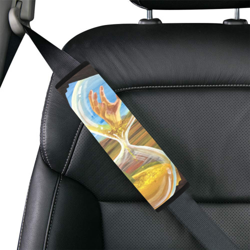 Out Of Time Car Seat Belt Cover 7''x10''
