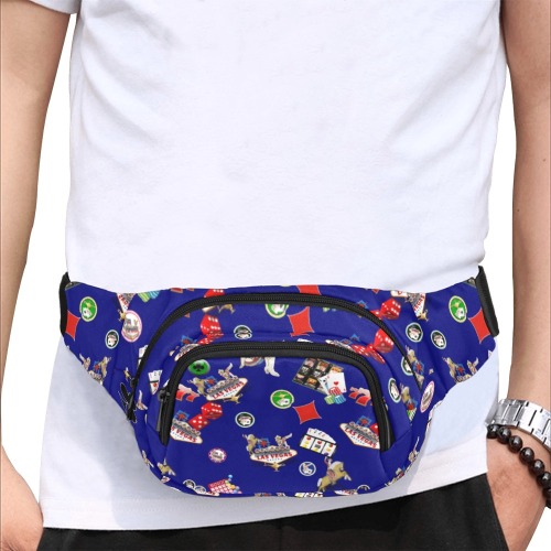 Famous Las Vegas Icons Fanny Pack/Small (Model 1677)