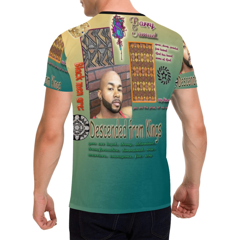 sam descends All Over Print T-Shirt for Men (USA Size) (Model T40)