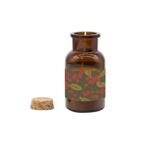 Candle Tawny Medicine Bottle Candle Cup (Rose Sandal)