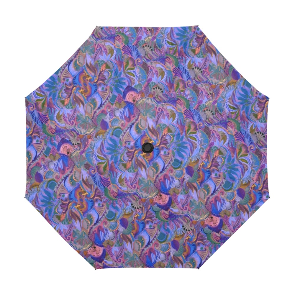 tropical 8 Anti-UV Auto-Foldable Umbrella (U09)