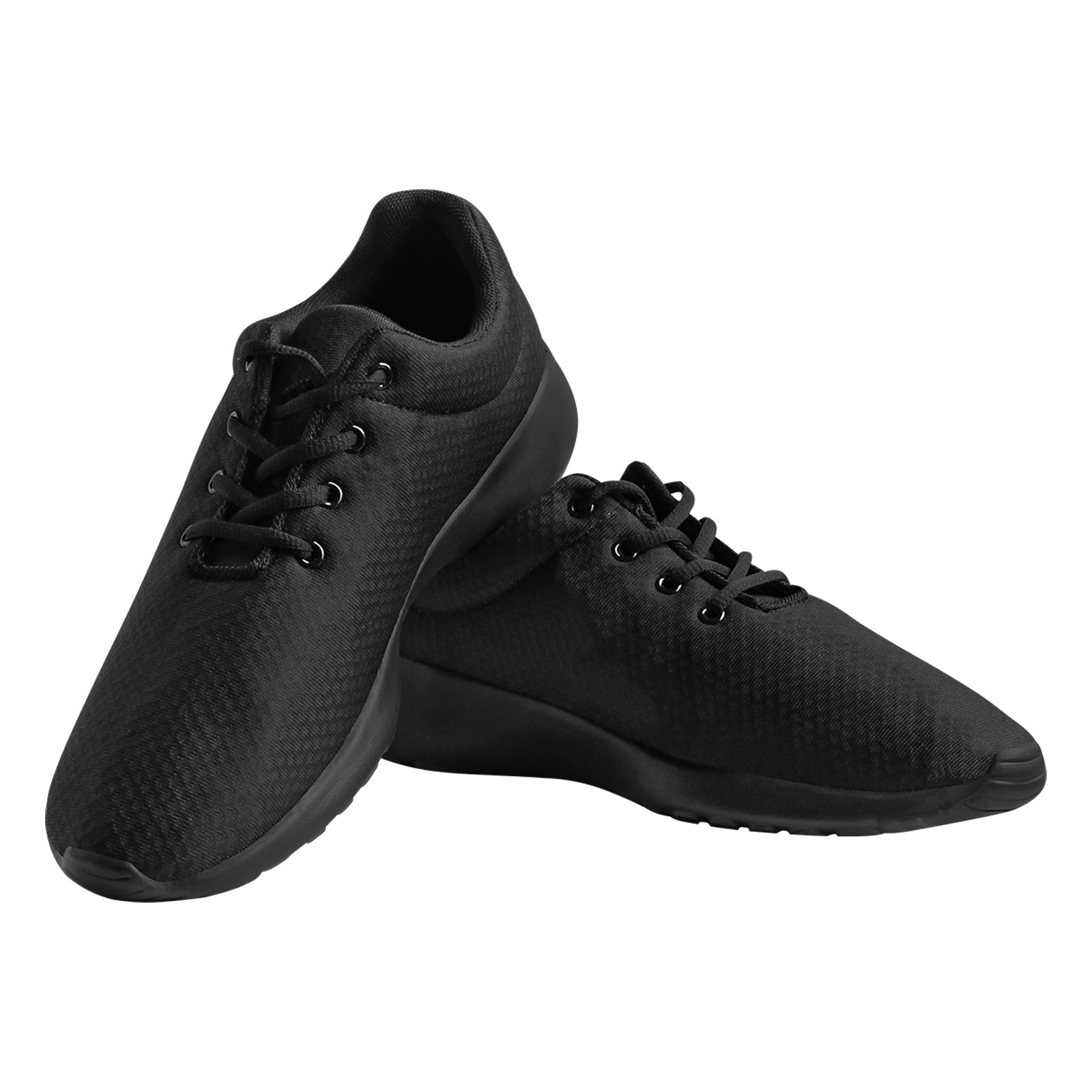 BLACK Women's Athletic Shoes (Model 0200)