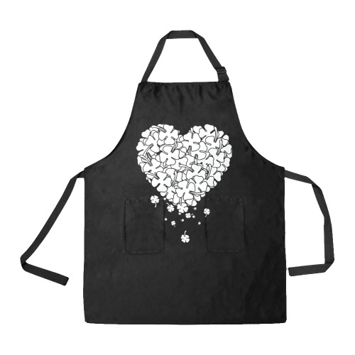 Clover Heart All Over Print Apron