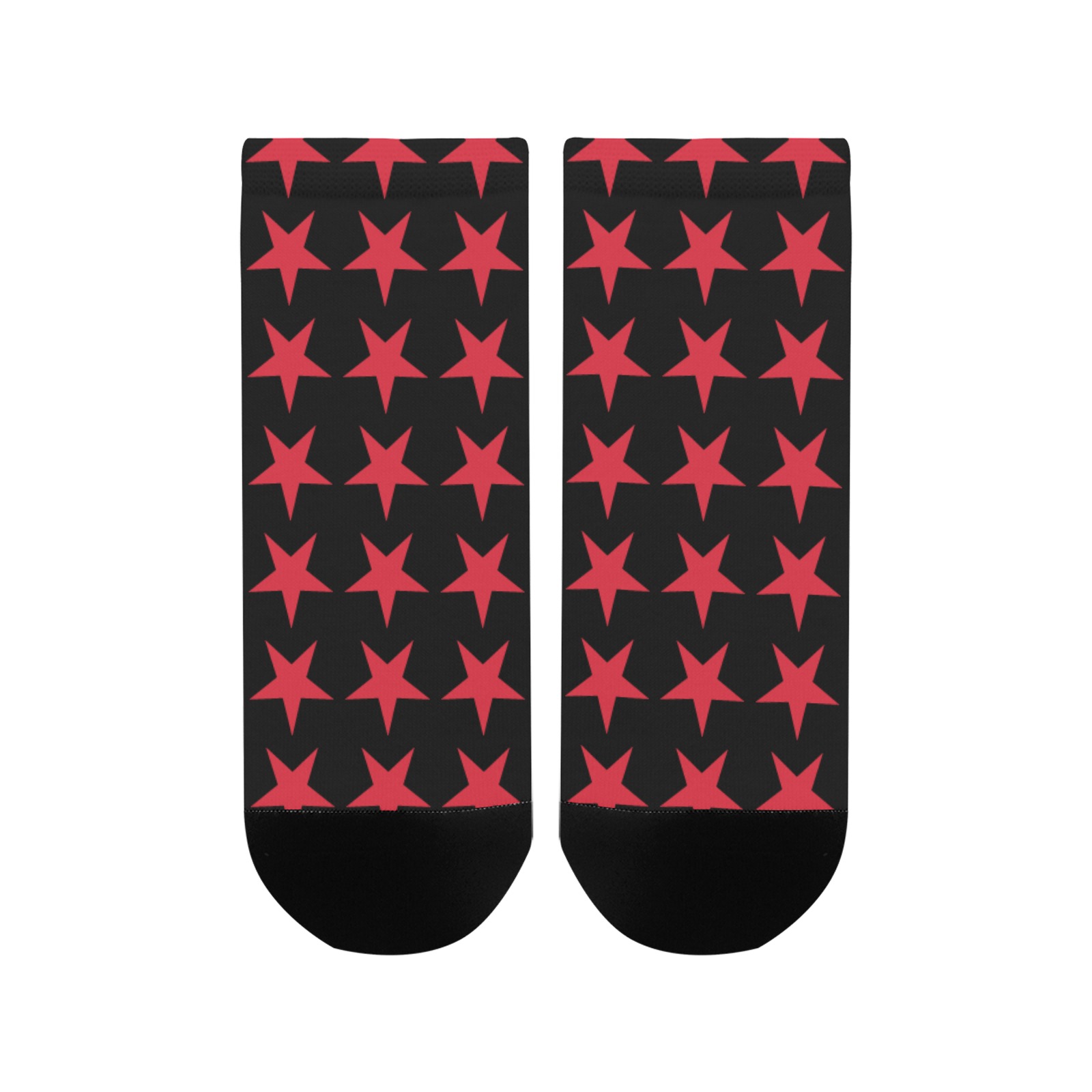 Star Red Women's Ankle Socks