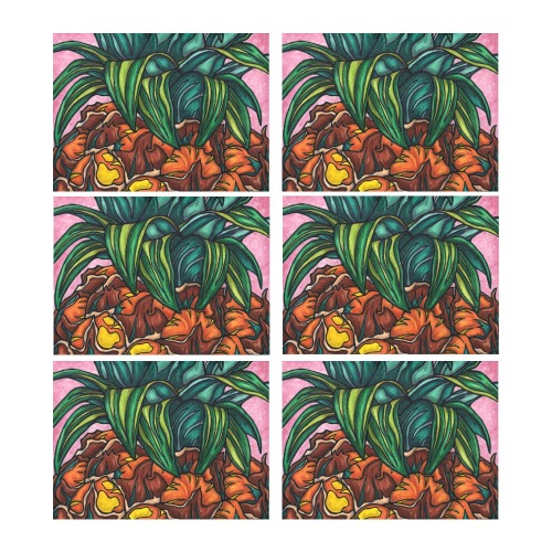 Pineapple Placemat 14’’ x 19’’ (Set of 6)