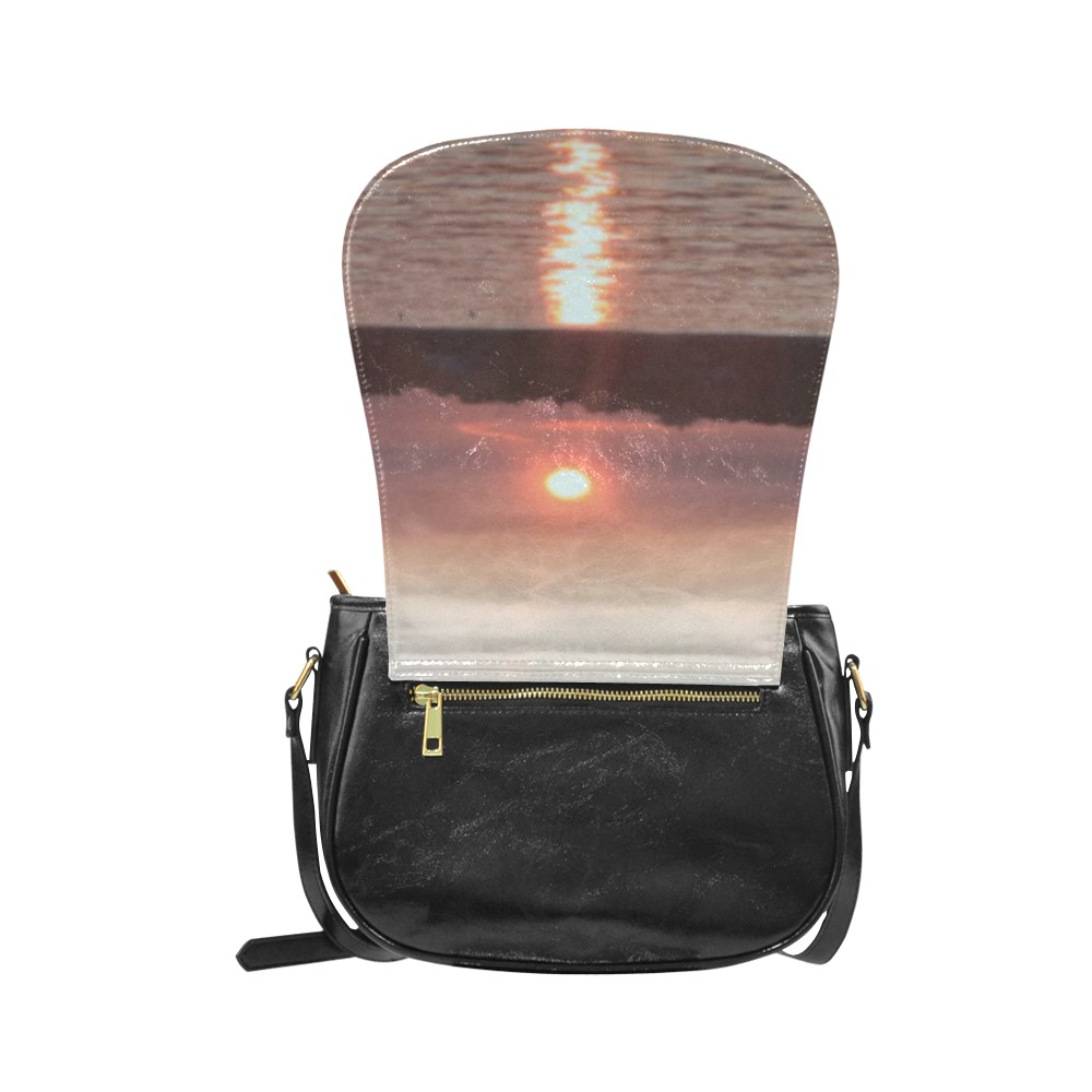 Glazed Sunset Collection Classic Saddle Bag/Large (Model 1648)