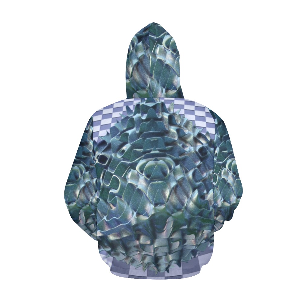 3D balls All Over Print Hoodie for Women (USA Size) (Model H13)