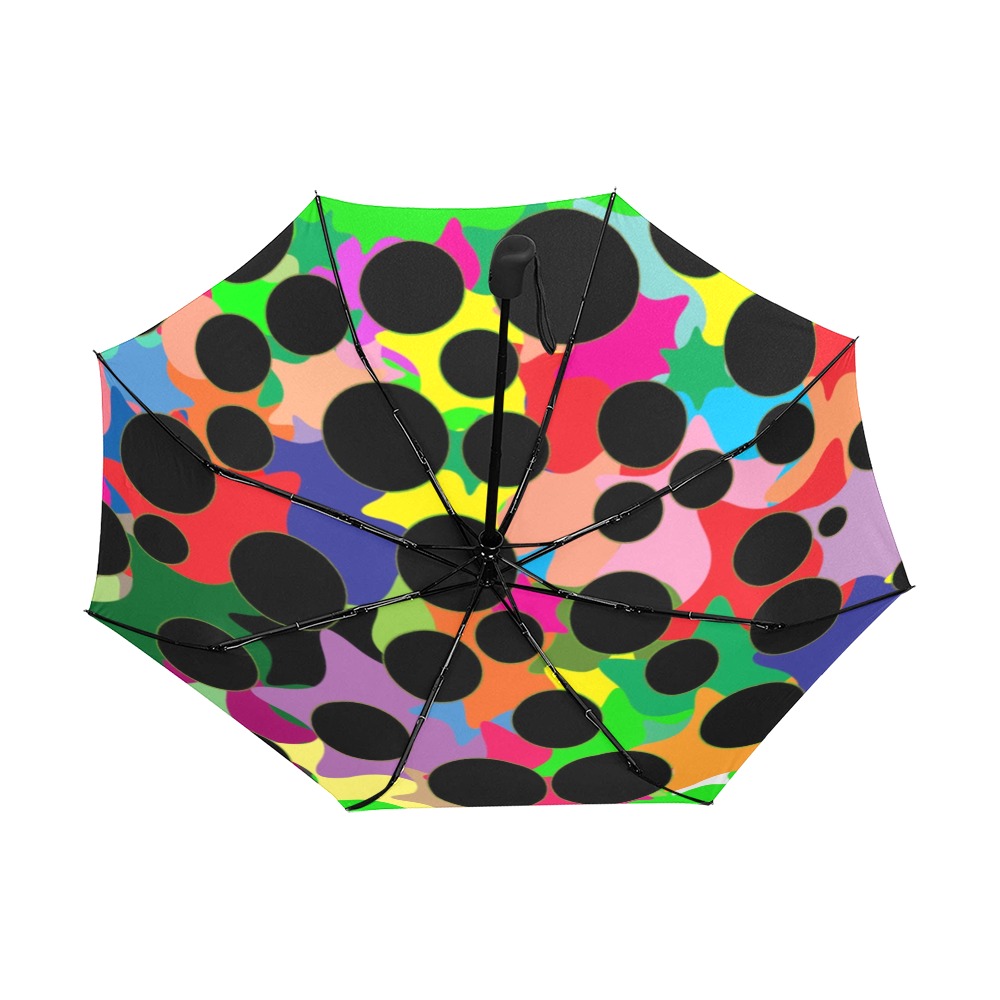 black holesg Anti-UV Auto-Foldable Umbrella (Underside Printing) (U06)