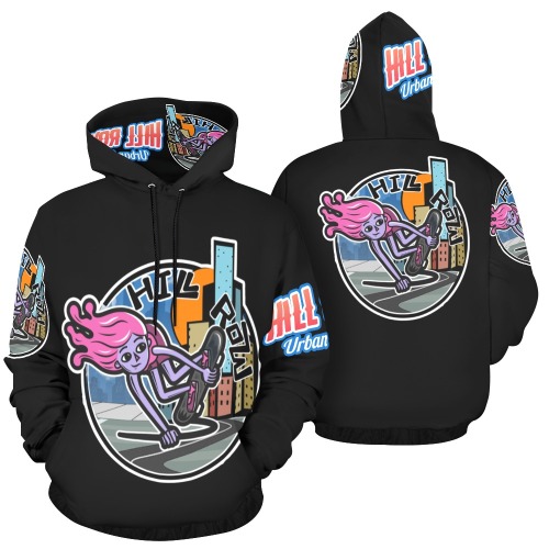 HILL ROW HOODIE All Over Print Hoodie for Men (USA Size) (Model H13)