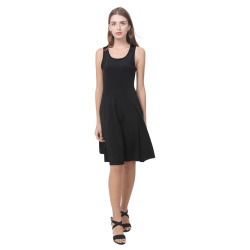 Pure Black Atalanta Sundress (Model D04)