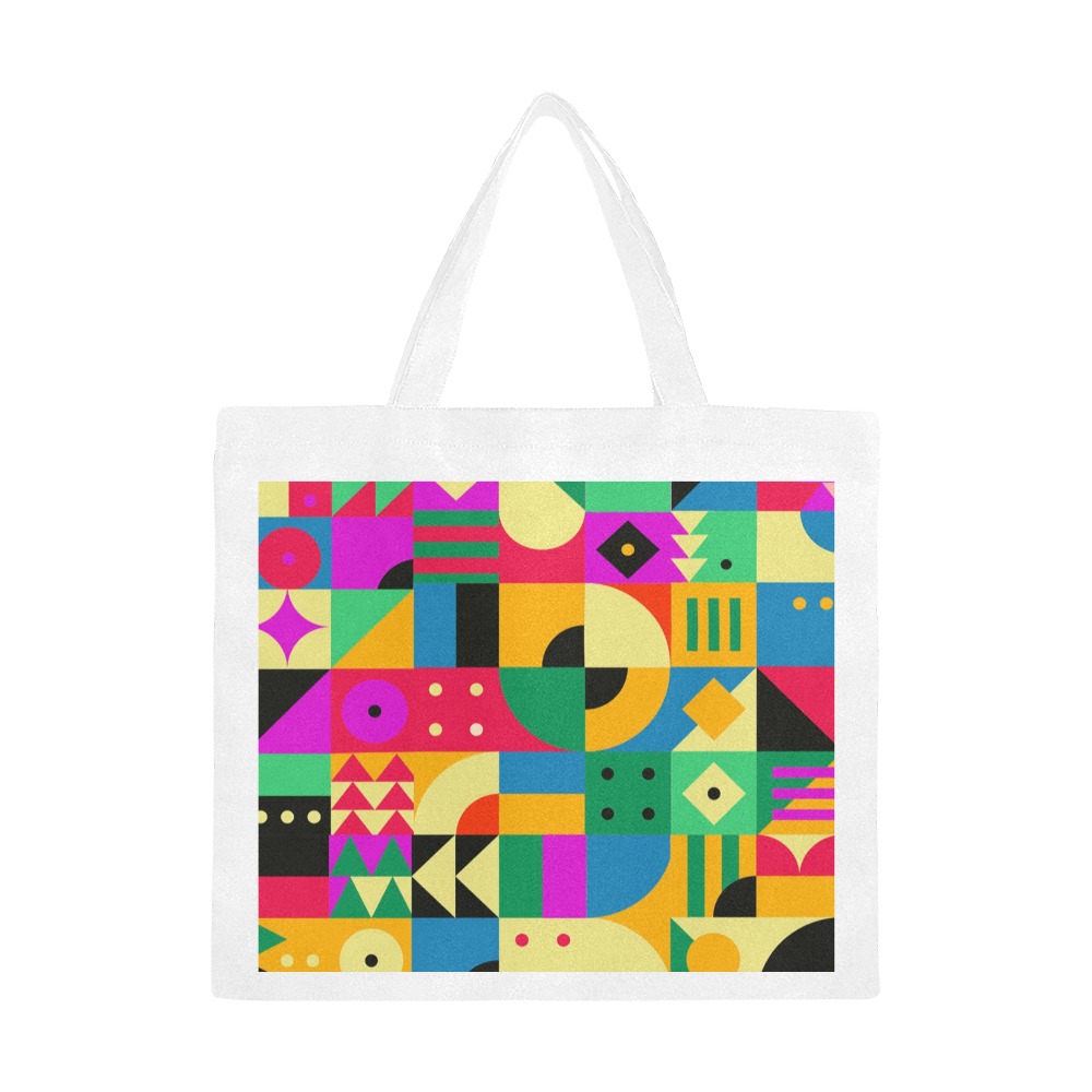Abstract Modern Garden Canvas Tote Bag/Large (Model 1702)