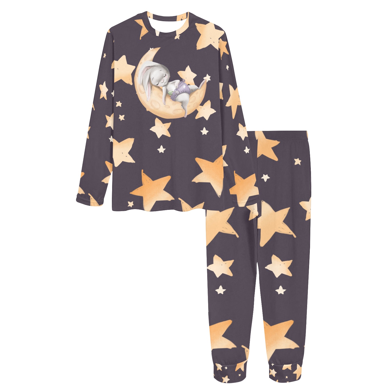 Sleeping Bunny Women's All Over Print Pajama Set