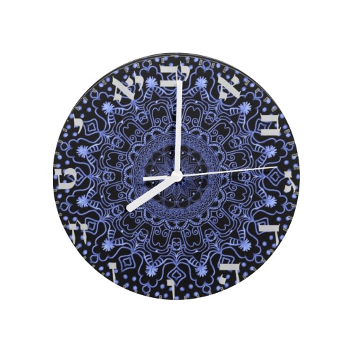 mandala 3D-2 bleu cadran