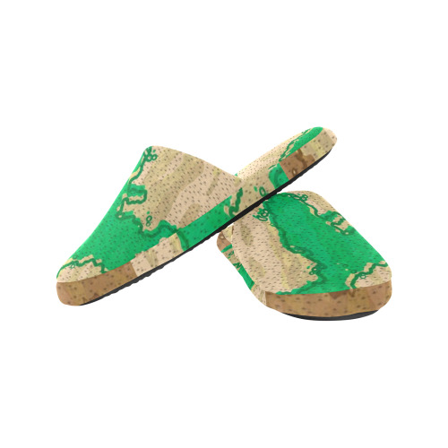 Basic Modern Fashion Camouflage Men's Cotton Slippers (Model 0601)