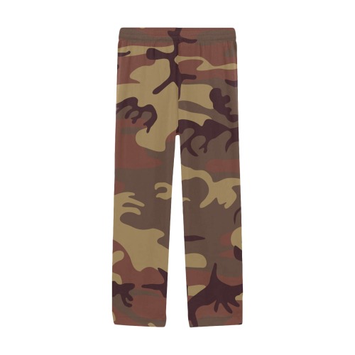 Camo Dark Brown Men's Pajama Trousers