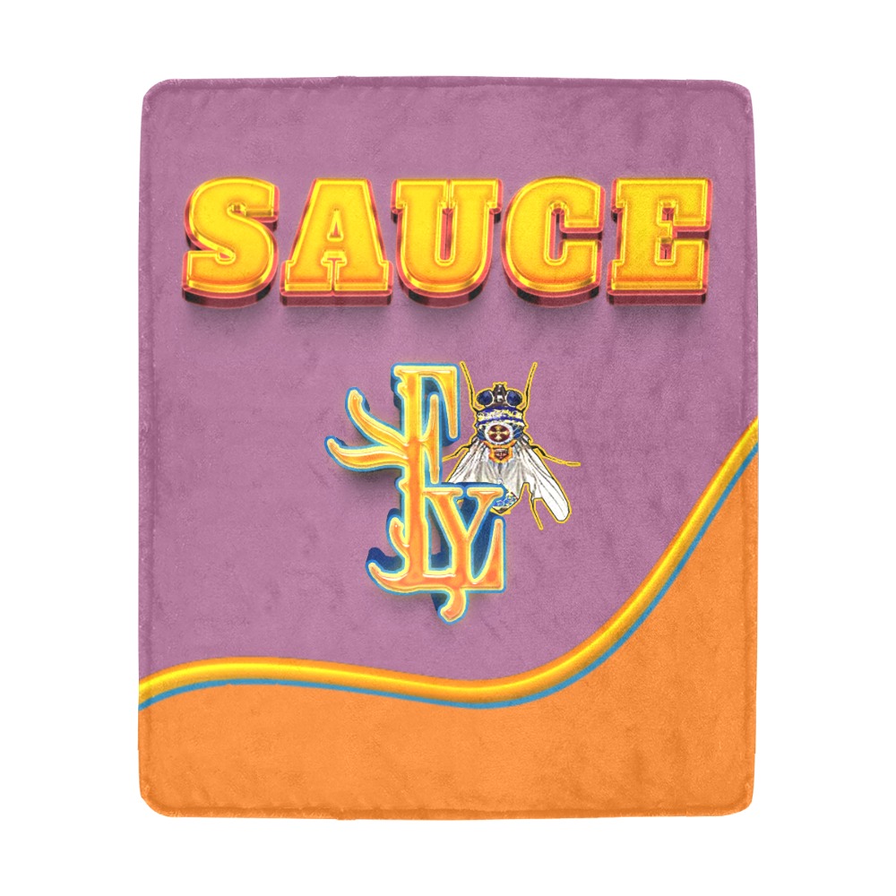 SAUCE Collectable Fly Ultra-Soft Micro Fleece Blanket 50"x60"