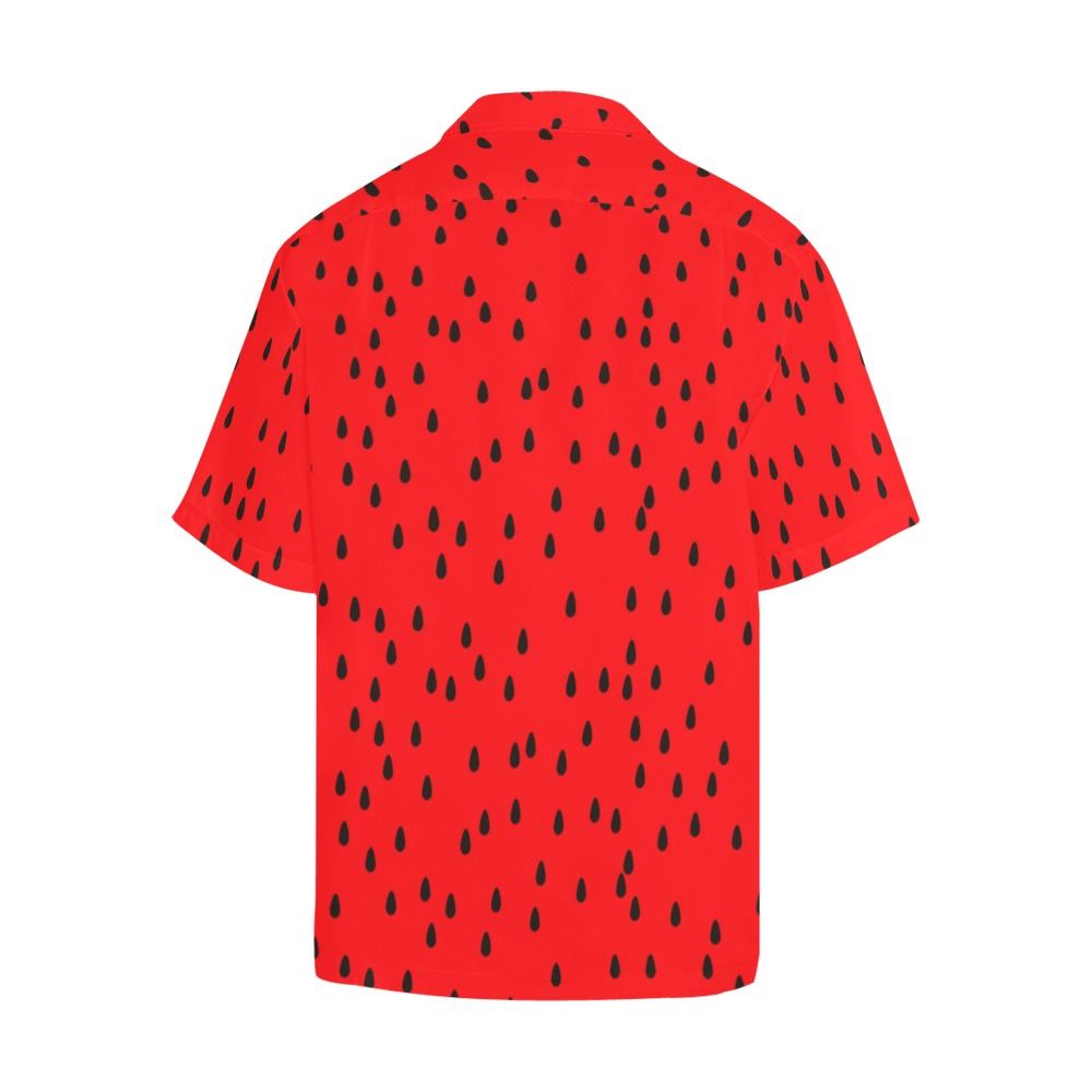 Watermelon Hawaiian Shirt with Merged Design (Model T58)