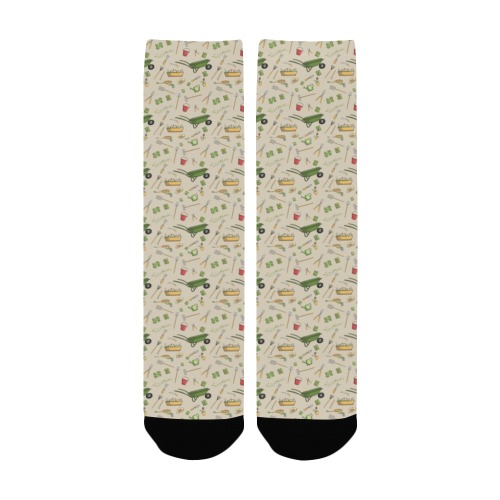 Garden Tools Seamless Pattern Women's Custom Socks