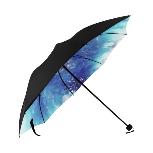 Encre Bleu Photo Anti-UV Foldable Umbrella (Underside Printing) (U07)