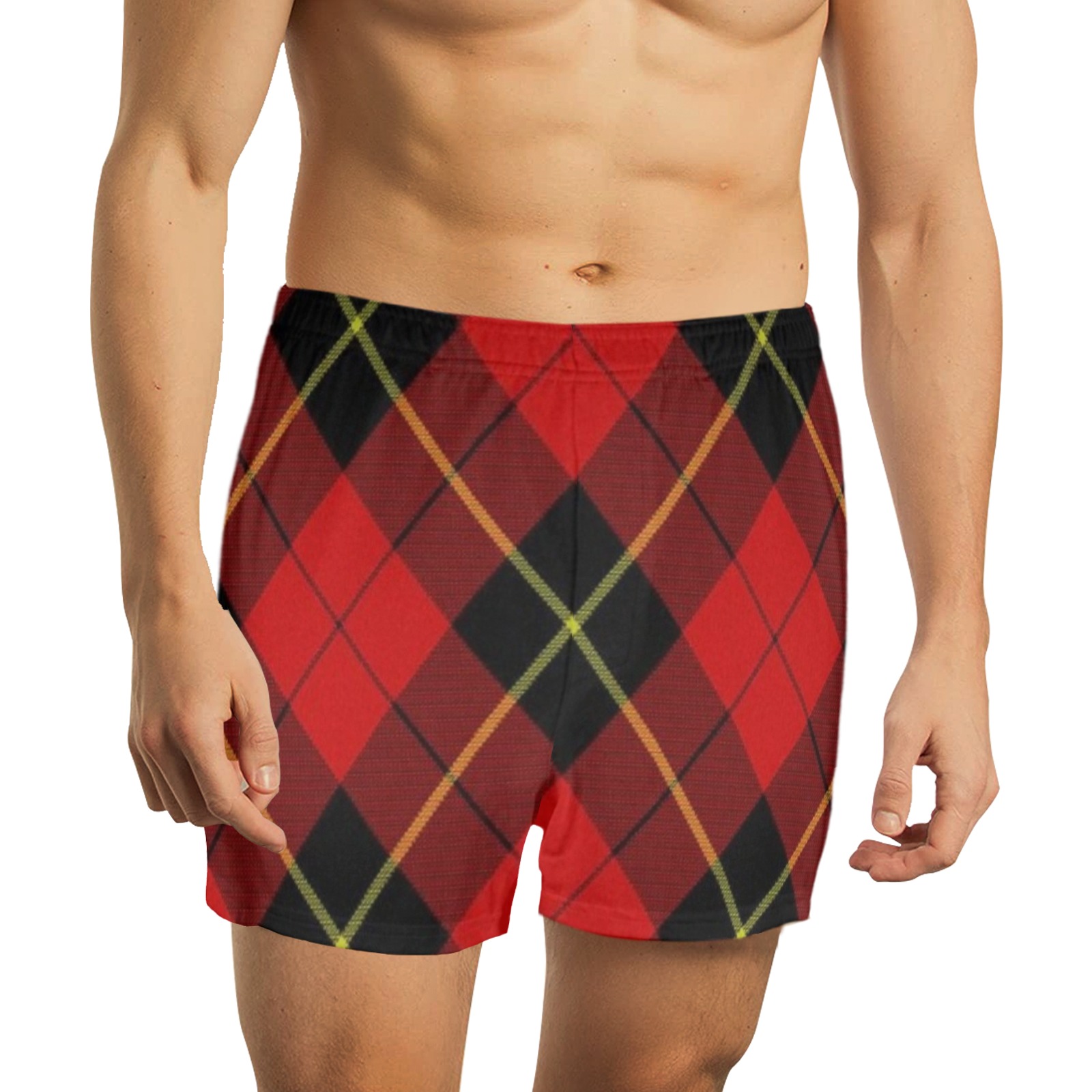 Lumber Jack boxers Men's Pajama Shorts (Model L73)