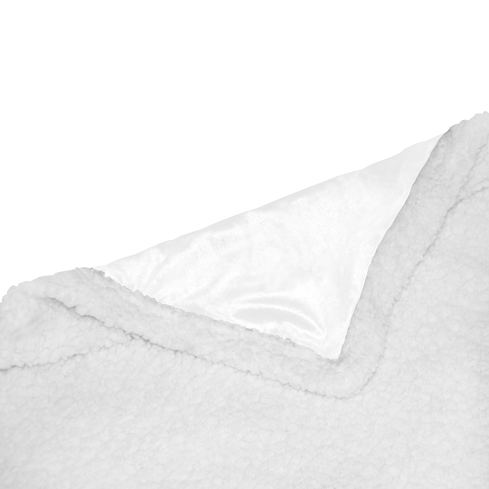 Bacardi White 2 Double Layer Short Plush Blanket 50"x60"