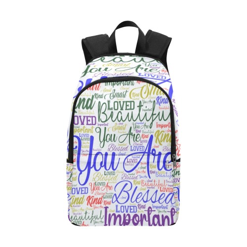 Affirmation Fabric Backpack for Adult (Model 1659)