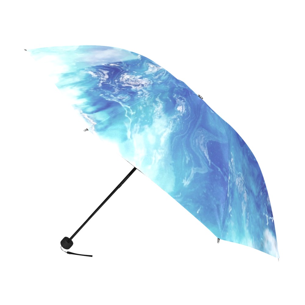 Encre Bleu Photo Anti-UV Foldable Umbrella (U08)