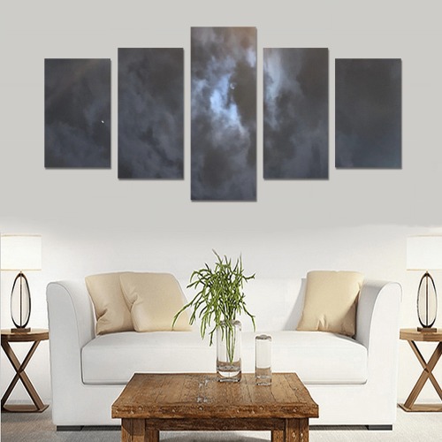 Mystic Moon Collection Canvas Print Sets C (No Frame)