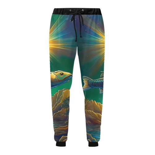 Celestial Swim Unisex All Over Print Sweatpants (Model L11)