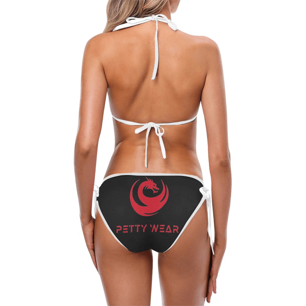 2pc Logo Swimsuit Custom Bikini Swimsuit (Model S01)