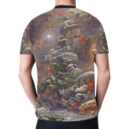 Christmas 005 New All Over Print T-shirt for Men (Model T45)