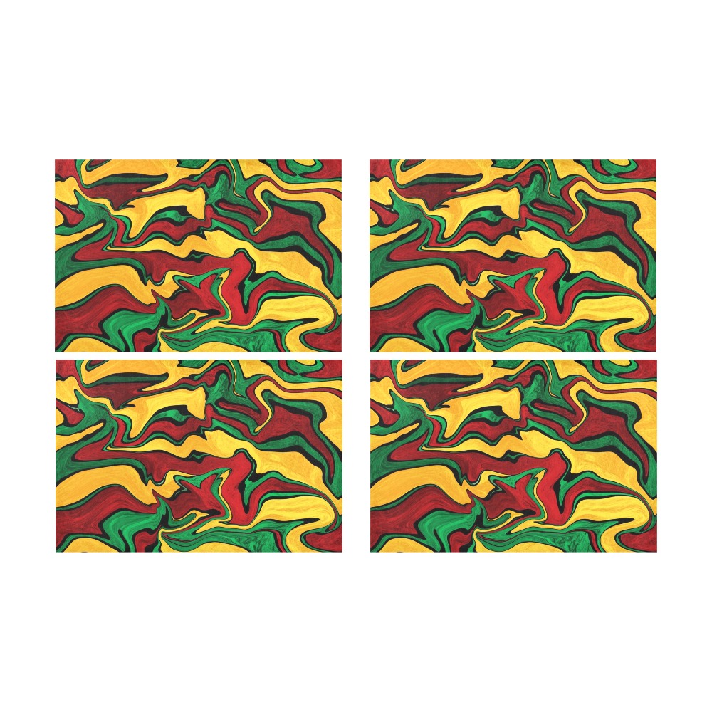 rasta Placemat 12’’ x 18’’ (Set of 4)