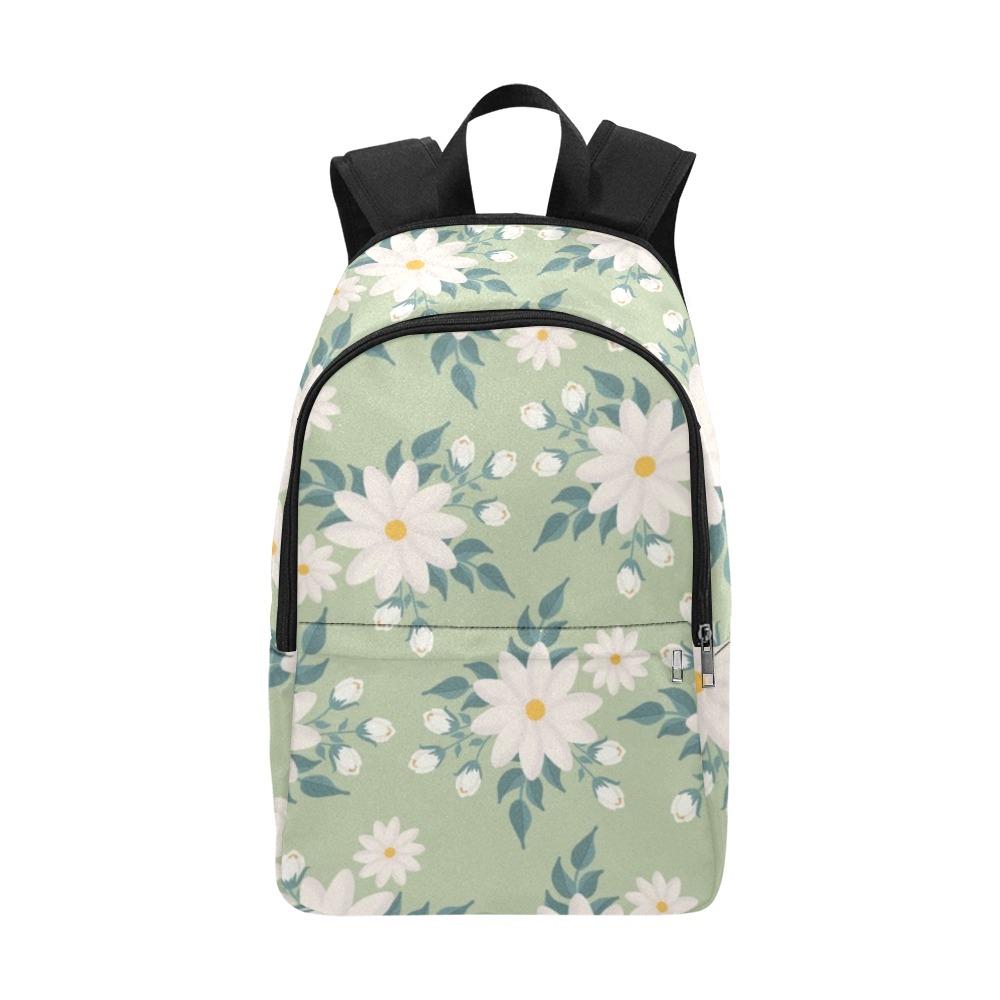 Flowers Fabric Backpack for Adult (Model 1659)