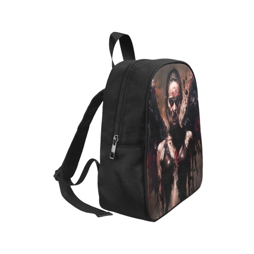 Angel of death Fabric School Backpack (Model 1682) (Small)