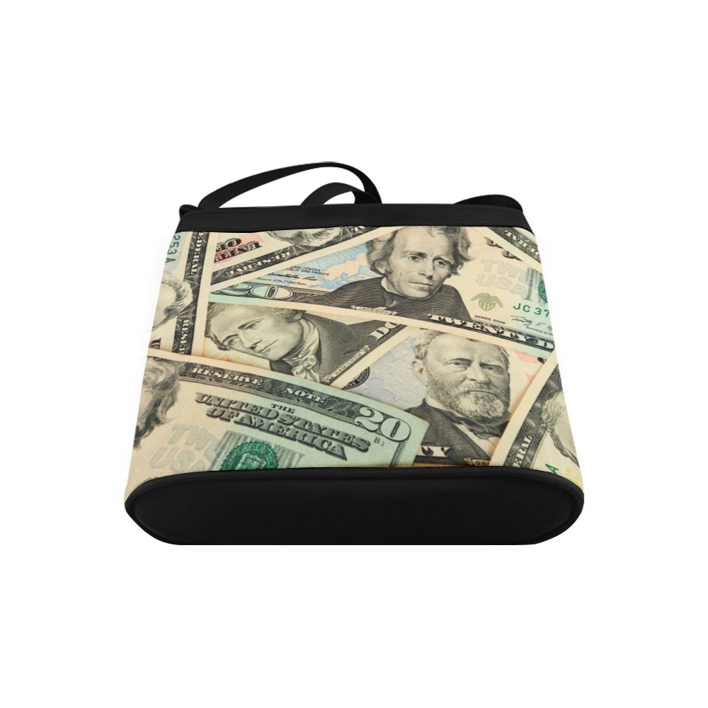 US PAPER CURRENCY Crossbody Bags (Model 1613)