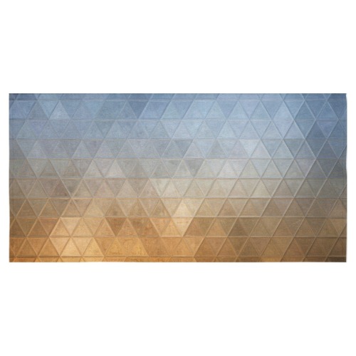 mosaic triangle 20 Cotton Linen Tablecloth 60"x120"