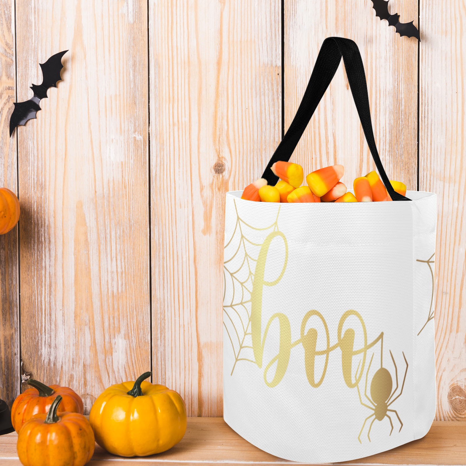 HALLOWEEN  BOO TRICK OR TREAT BAG Halloween Candy Bag
