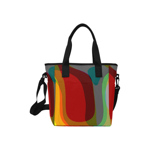 Colorful Abstract 118 Tote Bag with Shoulder Strap (Model 1724)
