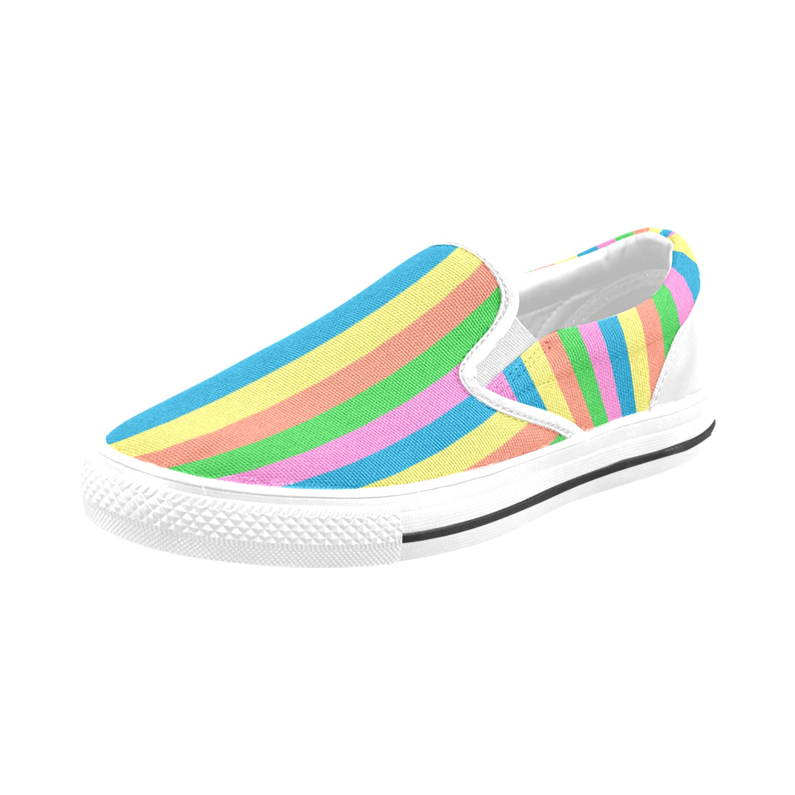 tunnel w Slip-on Canvas Shoes for Kid (Model 019)