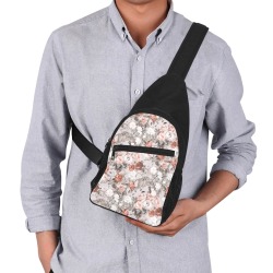 Blossom Chest Bag-Front Printing (Model 1719)