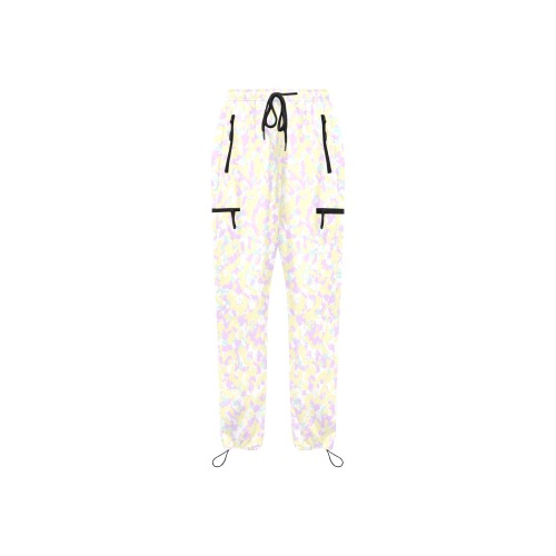 Monday White(5) Women's Quick Dry Cargo Sweatpants (Model L65)