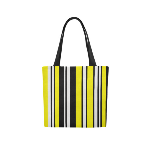 by stripes Canvas Tote Bag (Model 1657)