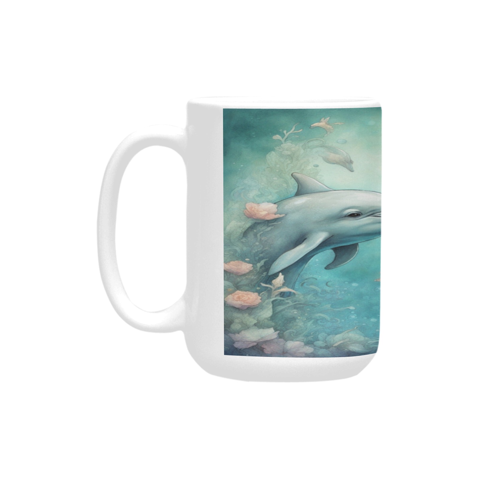 Dolphin Fantasy 3 Custom Ceramic Mug (15oz)