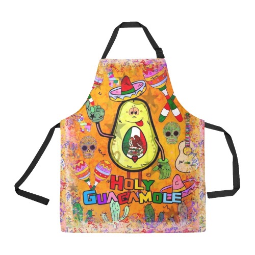 Holy Guacamole by Nico Bielow All Over Print Apron